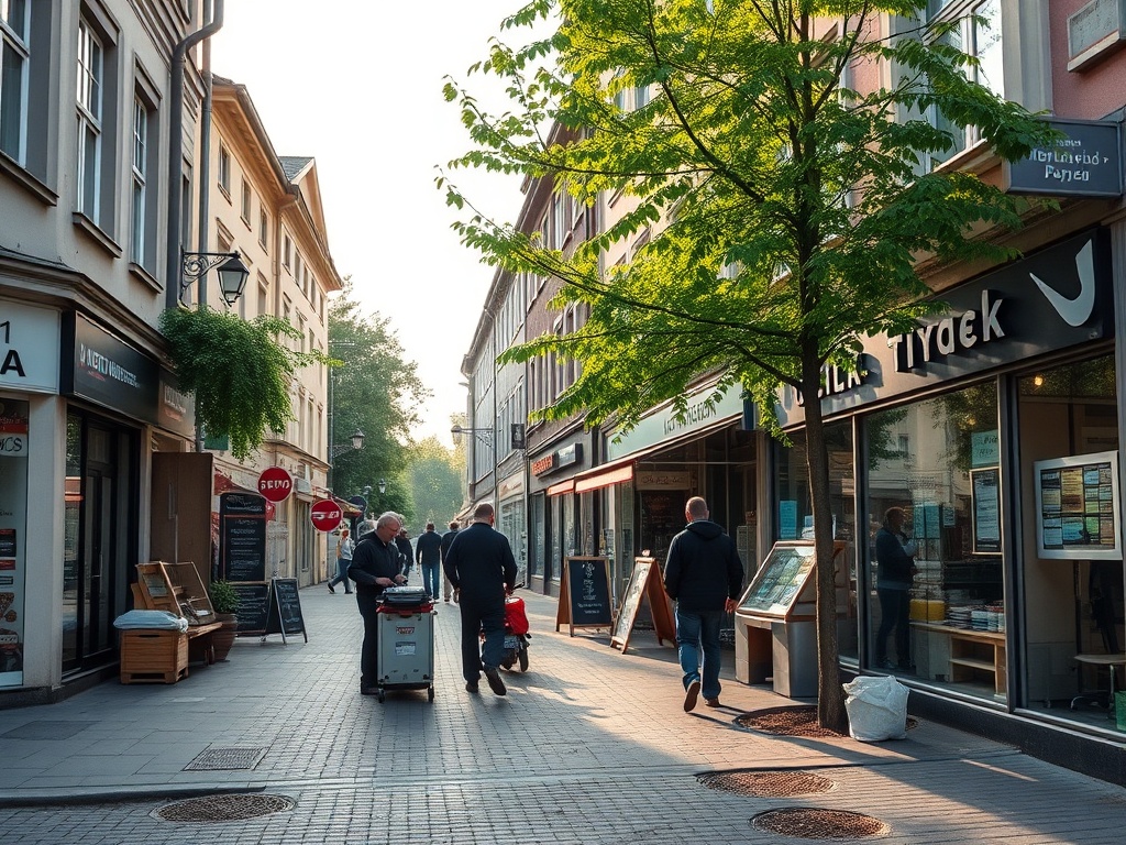 Mapa Lublina z zaznaczonymi lokalizacjami nieruchomości gminnych przeznaczonych do dzierżawy i najmu