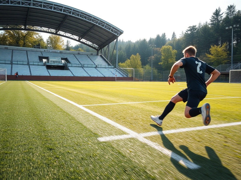 Stadion Areny Lublin z piłkarską murawą w złym stanie, problem Motoru Lublin