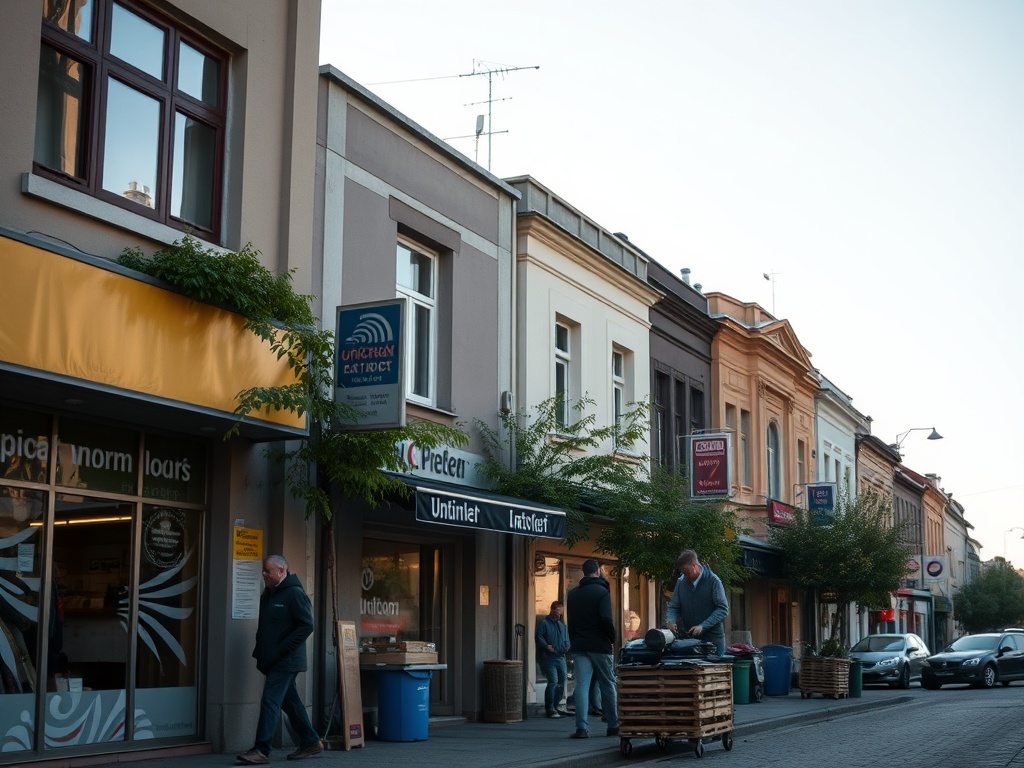 Logo Unii Europejskiej i miasta Lublin, symbolizujące unijne wsparcie na inwestycje w Lublinie