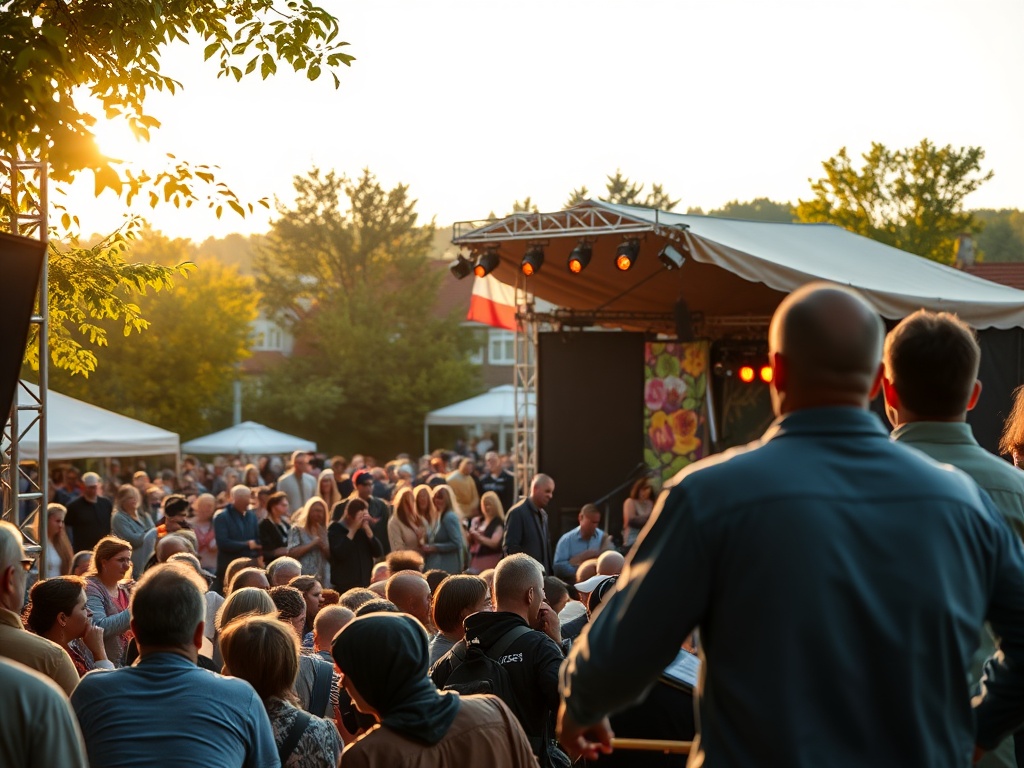 Uczestnicy potańcówki "pod chmurką" podczas Dni Solidarności Międzypokoleniowej w Lublinie