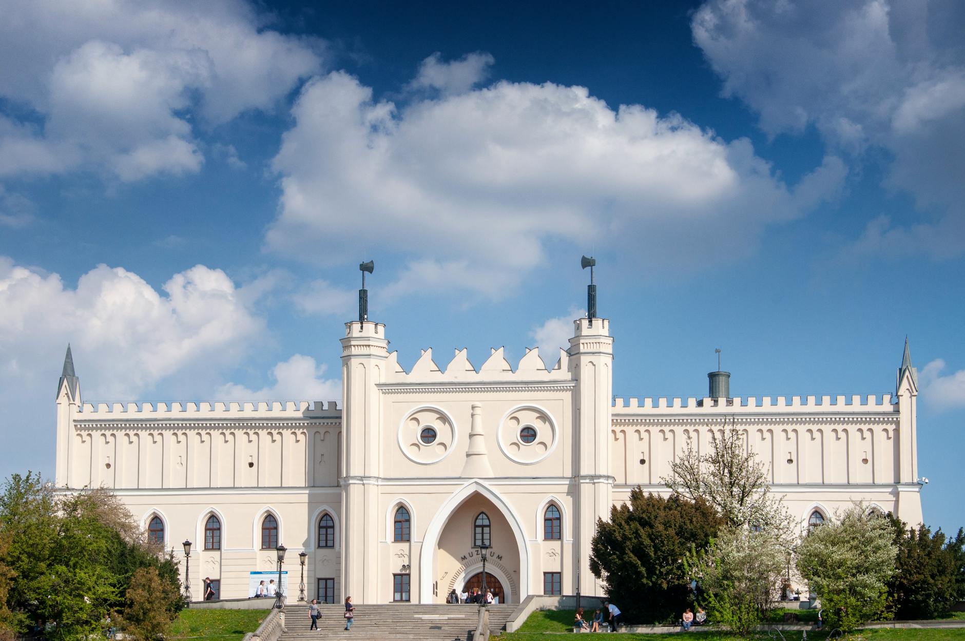 Siatkarze Bogdanka LUK Lublin w akcji podczas meczu Ligi Mistrzów